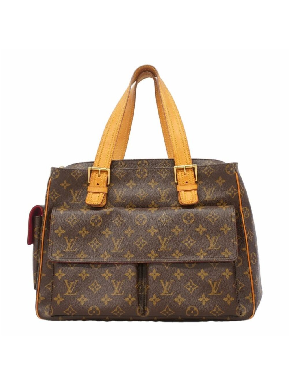 Louis Vuitton Shoulder Bag Monogram Multipli Cite Brown